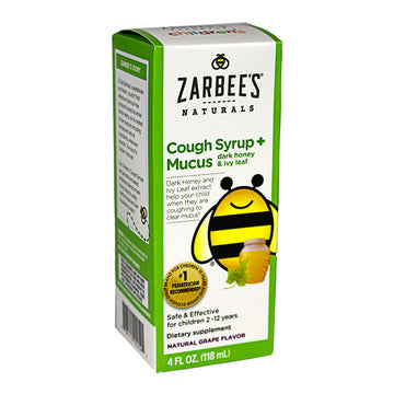 zzDISCONTINUED - Zarbee’s Naturals Cough Syrup + Mucus - 4 oz.