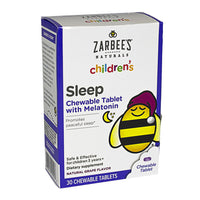 zzDISCONTINUED  -  Zarbee’s  Naturals Children’s Sleep Chewable Tablets - Box of 30