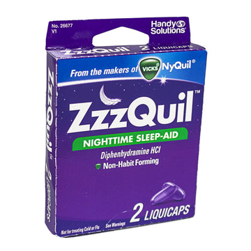 UNAVAILABLE - ZzzQuil Nighttime Sleep Aid Liquicaps - Box of 2