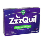 Vick's Zzzquil Nighttime Sleep-Aid - Box of 12 Liquicaps