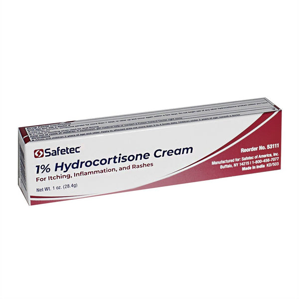 zzDISCONTINED Safetec Hydrocortisone 1% Anti-Itch Cream - 1 oz.