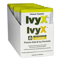 IvyX Poison Oak & Ivy Post-Contact Cleanser Towelettes - 7.8 gm.