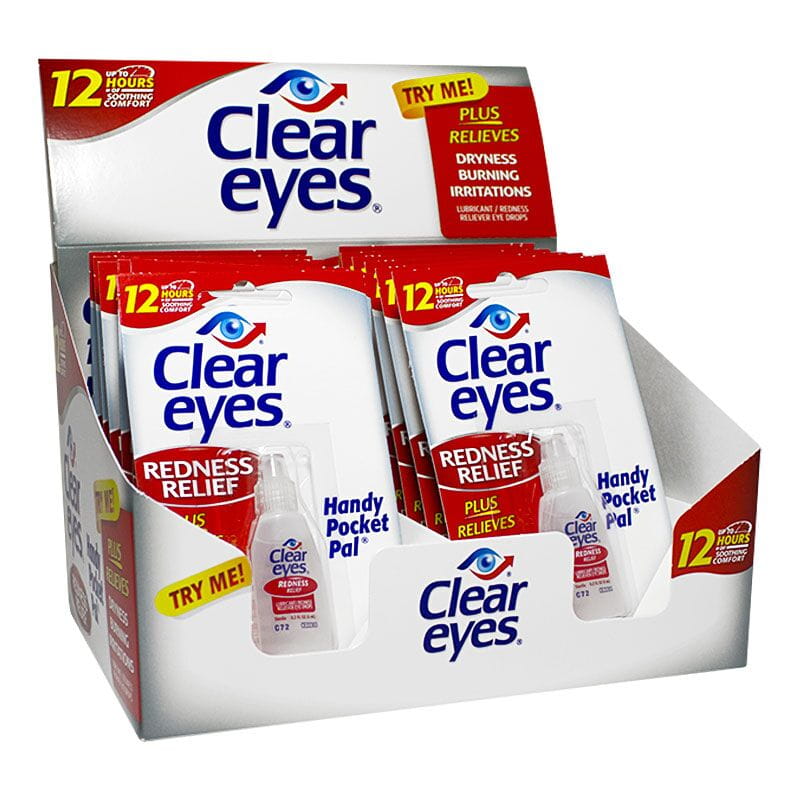 Clear Eyes Redness Relief Eye Drops - 0.2 fl oz bottle