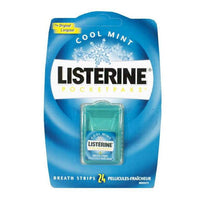 Listerine Cool Mint PocketPaks Breath Strips - Pack of 24