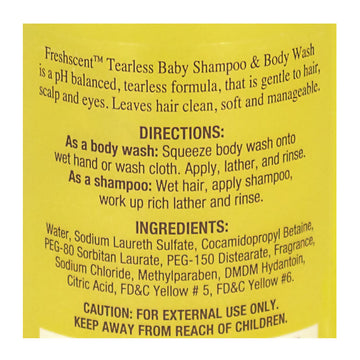 Freshscent Tearless Baby Shampoo & Body Wash - 2 oz.