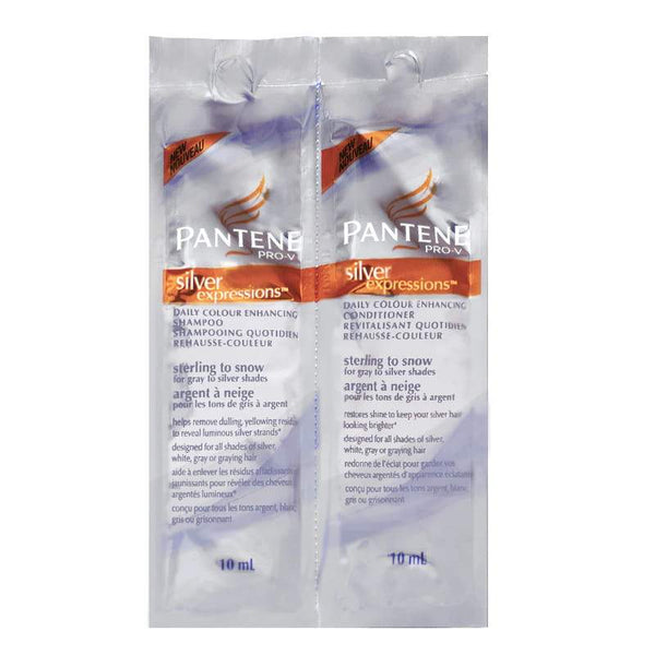zzDISCONTINUED - Pantene Silver Expressions Sham & Cond - Two 10 ml. Foil Packs