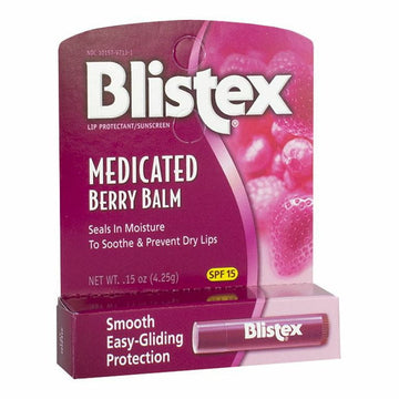 Blistex Medicated Berry Lip Balm SPF 15 - 0.15 oz. Tube