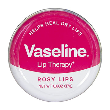 zzDISCONTINUED - Vaseline Lip Therapy Lip Balm Tin Rosy Lips, 0.6 oz.