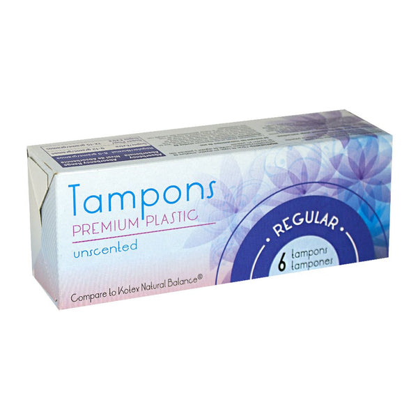 zzDISCONTINUED - SafeSoft  Regular Tampons - Box of 6