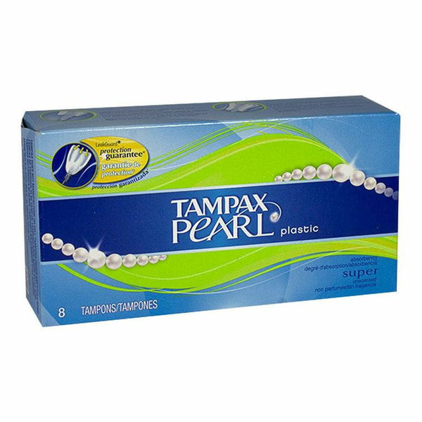 Tampax, Pearl Pocket Tampons, Plastic Applicator, Super Absorbency