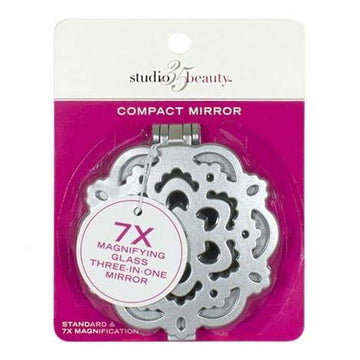 zzDISCONTINUED - Studio 35 Beauty Compact Mirror - 7x Magnification