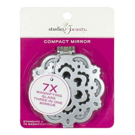 zzDISCONTINUED - Studio 35 Beauty Compact Mirror - 7x Magnification