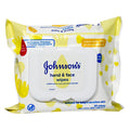 Johnson's Hand & Face Wipes - Pack of 25