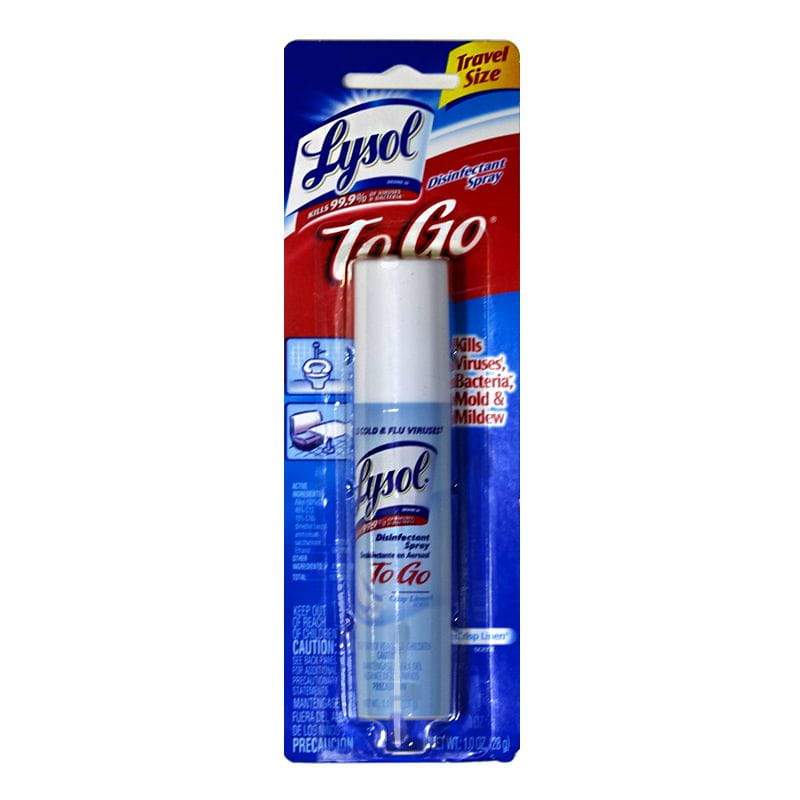 Lysol Disinfectant Spray To Go - 12 Pack (1.5 oz) – Contarmarket