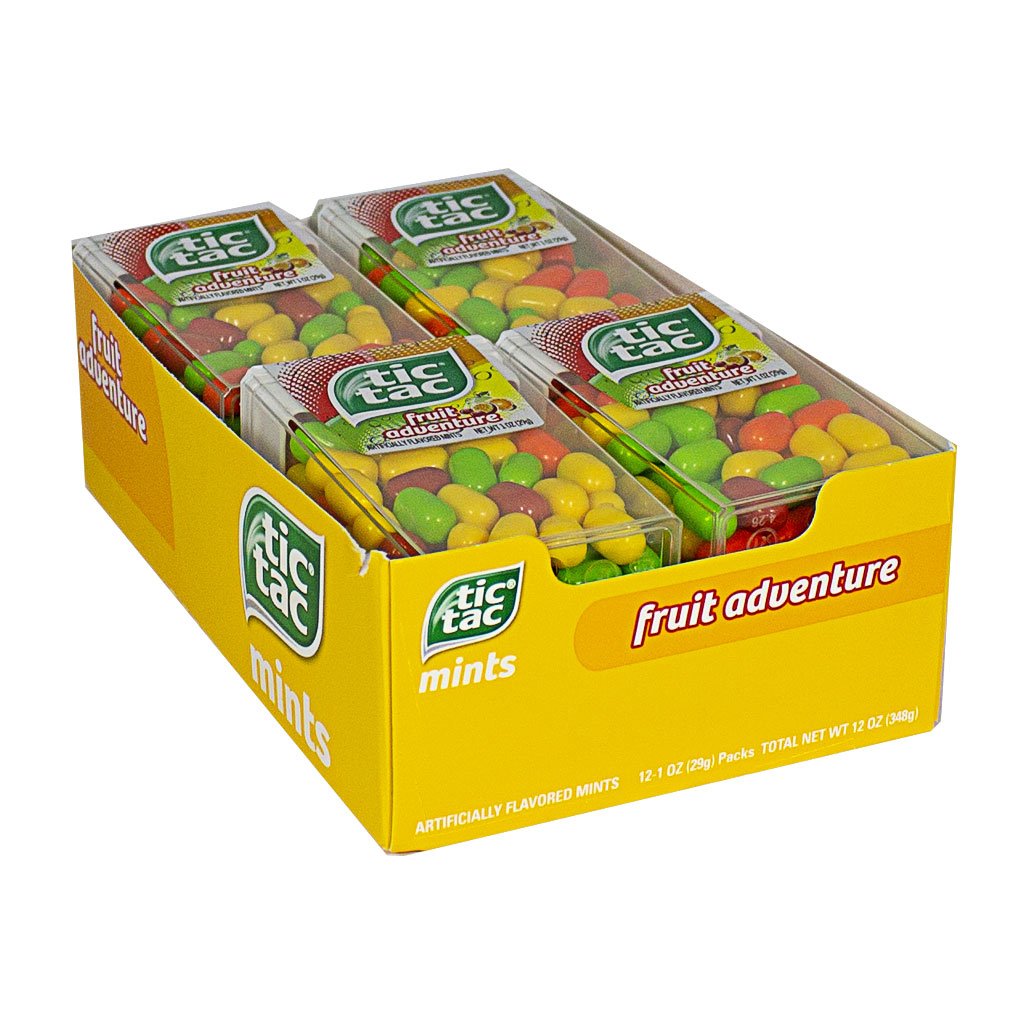 Tic Tac Mints, Fruit Adventure, Single Pack, 1 oz