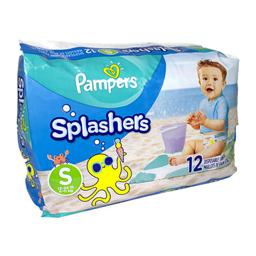 Pampers Splashers Swim Diapers Size S - Pack of 12