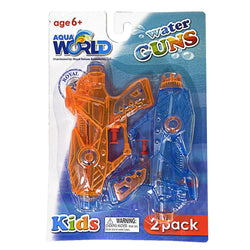 Aqua World Water Guns - Pack of 2