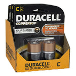 Duracell Coppertop C Batteries - Card of 2
