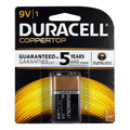 Duracell Coppertop 9V Battery - Card of 1