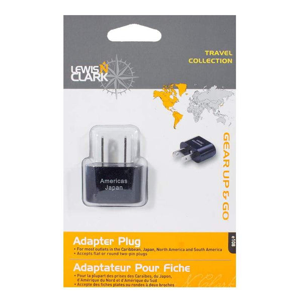 zzDISCONTINUED - Lewis N. Clark American Adapter - 2 Prong