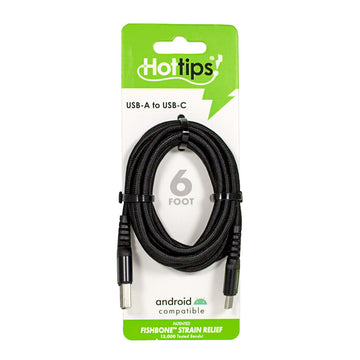 Hottips Type-C USB Connector - 6 ft.