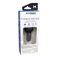 zzDISCONTINUED Xtreme Type-C PD 3.0 USB Car Charger