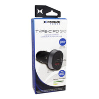 zzDISCONTINUED Xtreme Type-C PD 3.0 USB Car Charger