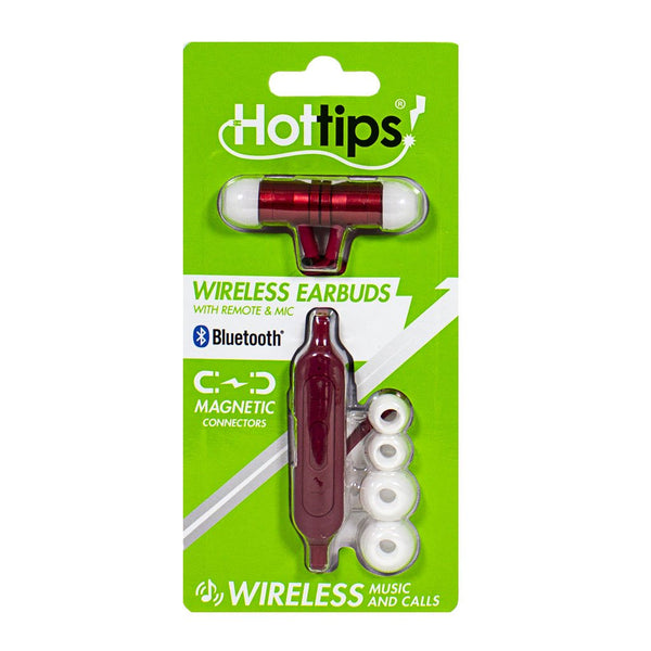 Hottips Wireless Bluetooth Magnetic Earbuds with Remote & Mic