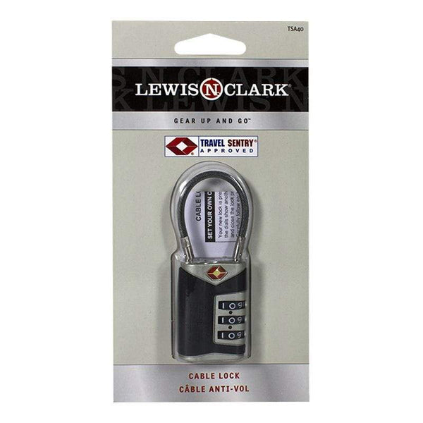 DBW - Lewis N. Clark T.S.A. Approved Cable Luggage Lock