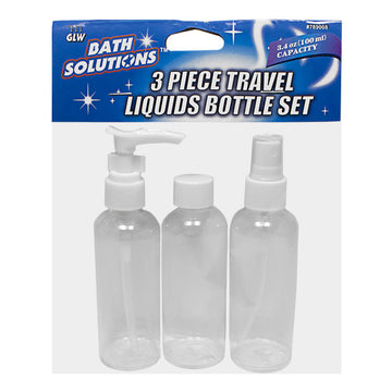 UNAVAILABLE - Travel Bottle Set - Pack of 3