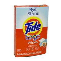 Tide To Go Instant Stain Remover Wipes – Box of 6