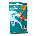 zzDISCONTINUED - DiapaRoo Diaper Changing Travel Kit with wipes, sack & gloves - Size 4