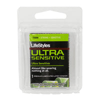 Lifestyles Ultra Sensitive Condom - Card of 1