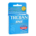 Trojan Enz Spermicidal Condoms - Box of 3